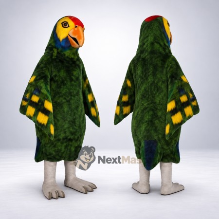 Parrot Mascot Costume - Green for Community Events