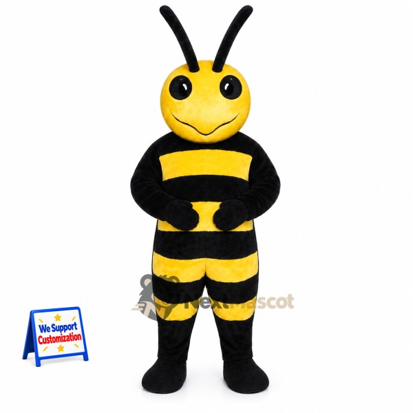 Bee Mascot Costume - Folded Arms for Nature Events