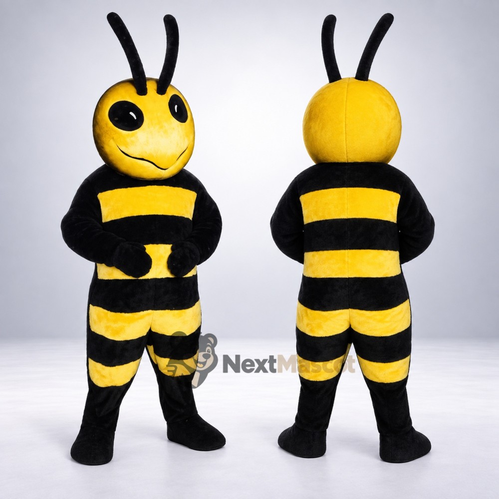 Bee Mascot Costume - Folded Arms for Nature Events