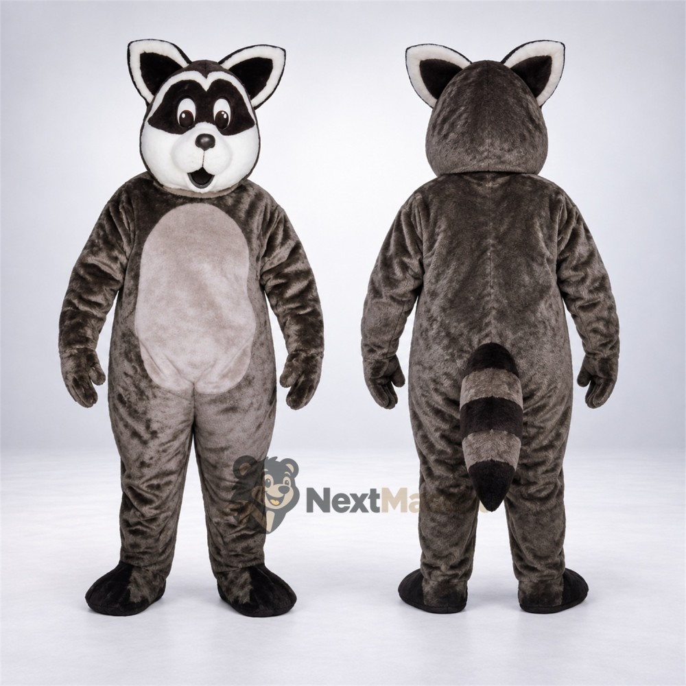 Raccoon Mascot Costume - Gray for Pep Rallies Raccoon Mascot Costume - Gray for Pep Rallies
