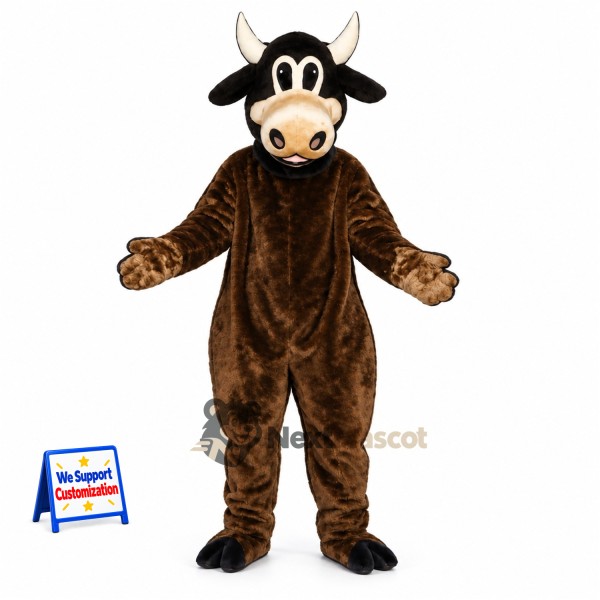 Bull Mascot Costume - Brown for Pep Rallies