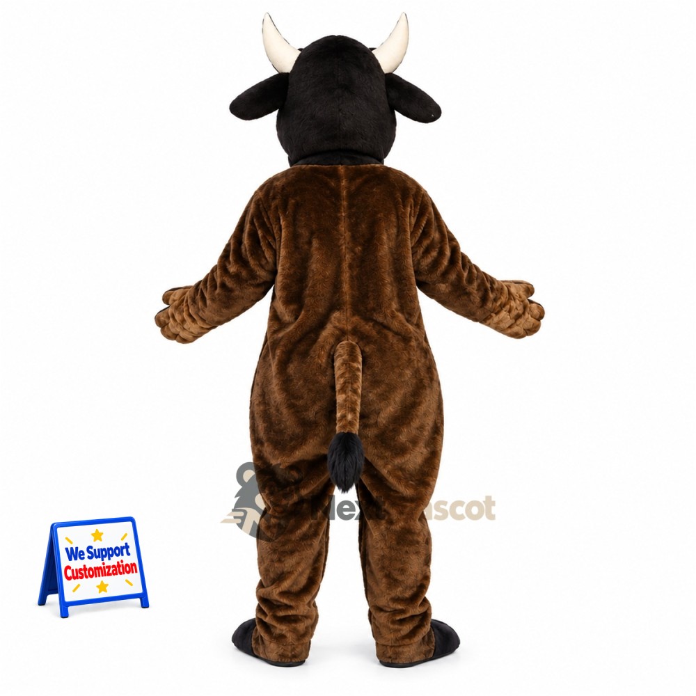 Bull Mascot Costume - Brown for Pep Rallies