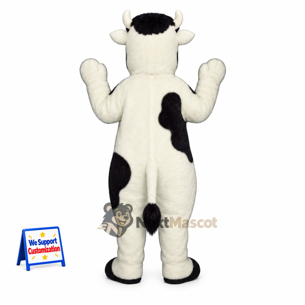 Cow Mascot Costume - Spotted for Street Fairs Cow Mascot Costume - Spotted for Street Fairs