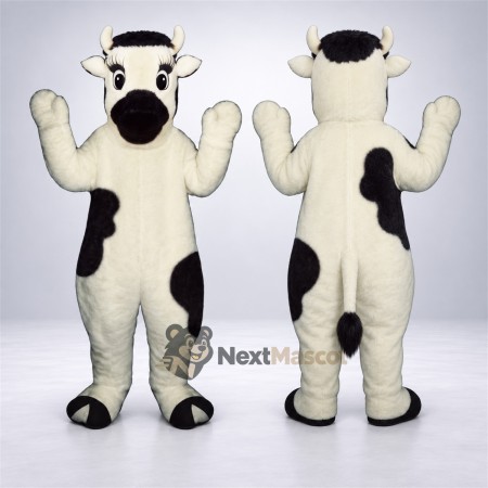 Cow Mascot Costume - Spotted for Street Fairs Cow Mascot Costume - Spotted for Street Fairs