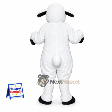 Sheep Mascot Costume - White Sheep Mascot Costume - White