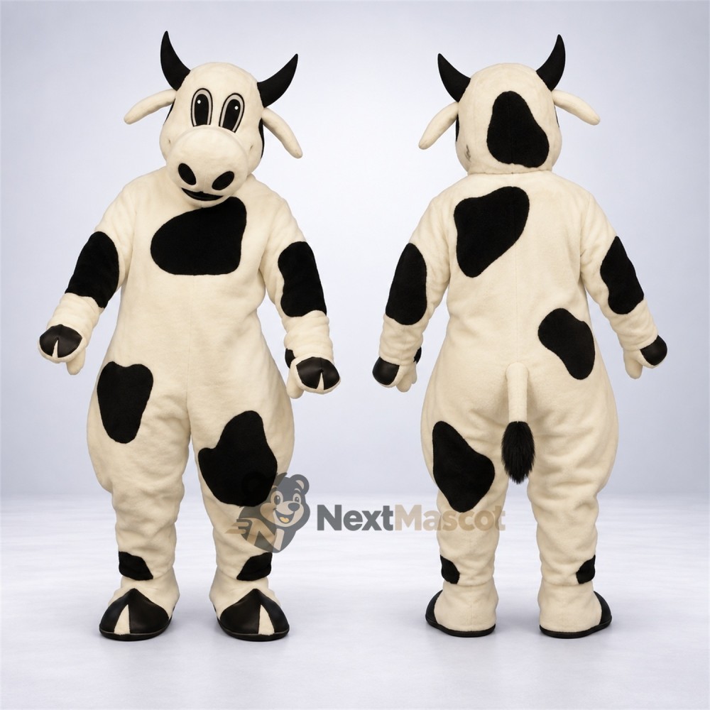 Cow Mascot Costume - Spotted for Fairs Cow Mascot Costume - Spotted for Fairs