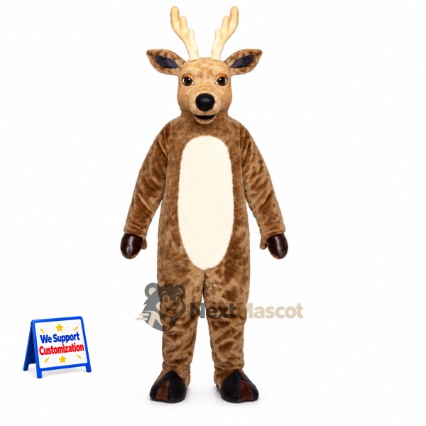 Deer Mascot Costume - Brown for Carnivals