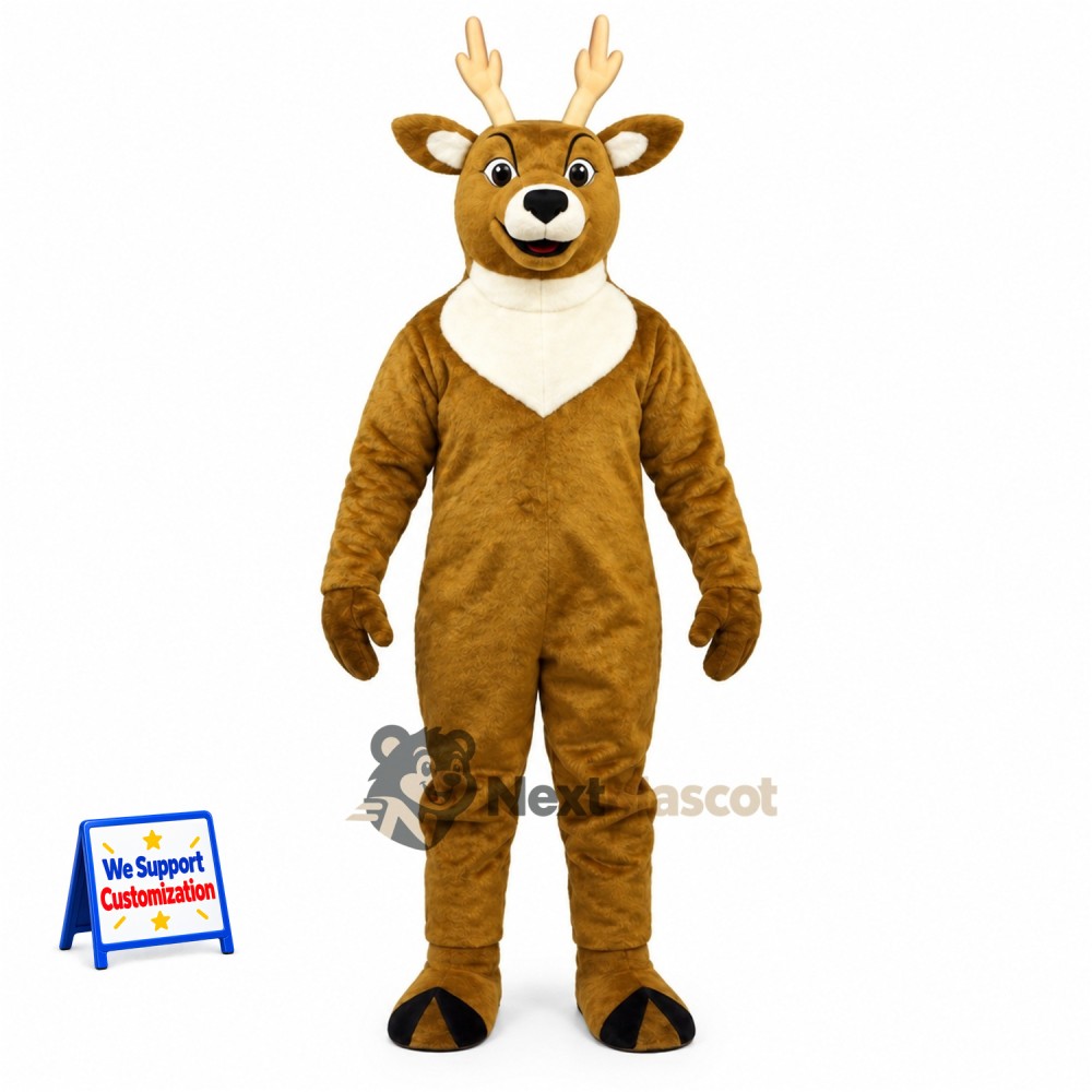 Deer Mascot Costume - Brown for Family Events