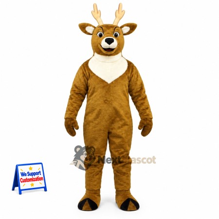 Deer Mascot Costume - Brown for Family Events
