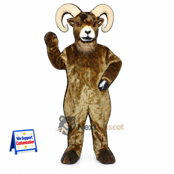 Ram Mascot Costume - Brown