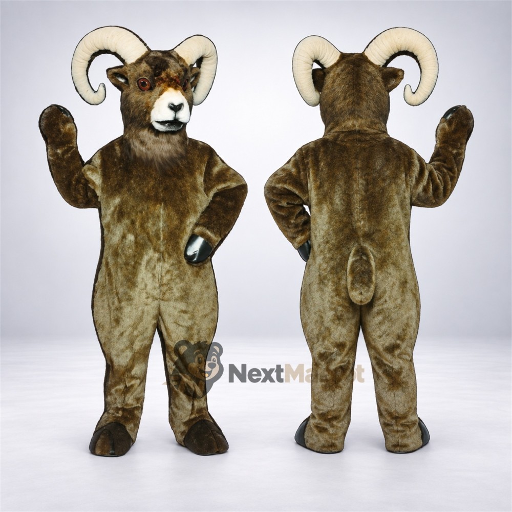 Ram Mascot Costume - Brown Ram Mascot Costume - Brown