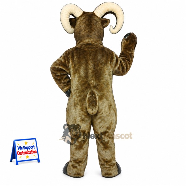 Ram Mascot Costume - Brown Ram Mascot Costume - Brown