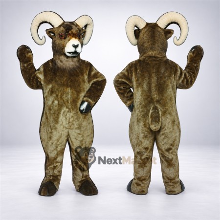Ram Mascot Costume - Brown Ram Mascot Costume - Brown