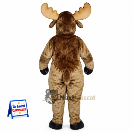 Moose Mascot Costume - Brown for Photo Events Moose Mascot Costume - Brown for Photo Events