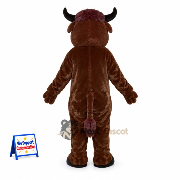 Bull Mascot Costume - Brown for Carnivals