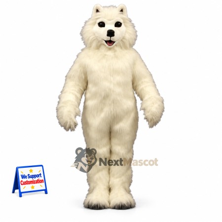 Dog Mascot Costume - White Dog Mascot Costume - White