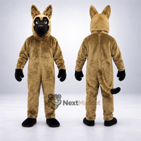 German Shepherd Mascot Costume German Shepherd Mascot Costume