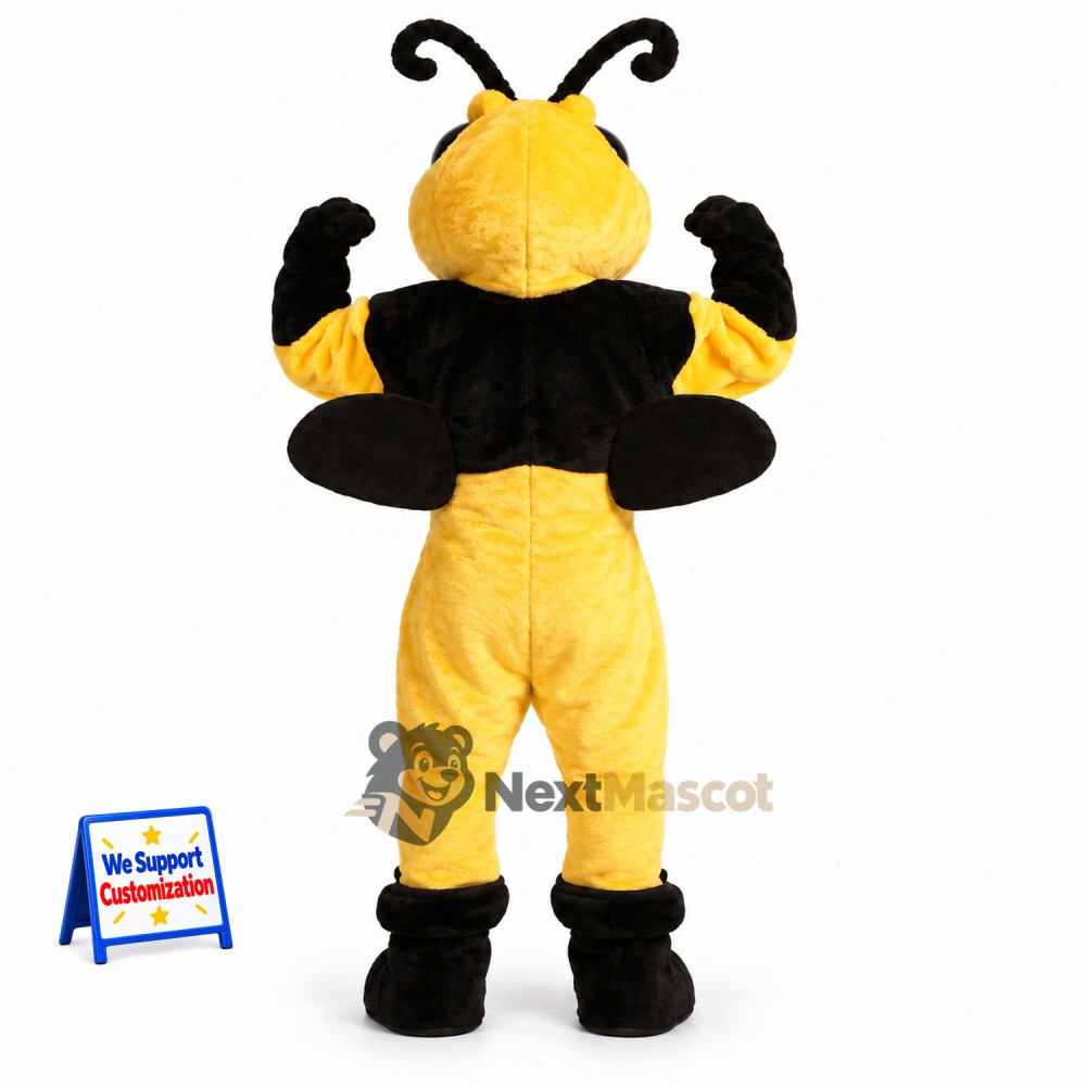 Bee Mascot Costume - Muscular for Nature Events Bee Mascot Costume - Muscular for Nature Events