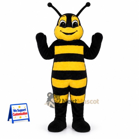 Bee Mascot Costume - Yellow, White Ankles Bee Mascot Costume - Yellow, White Ankles