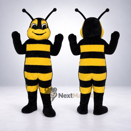 Bee Mascot Costume - Yellow, White Ankles Bee Mascot Costume - Yellow, White Ankles