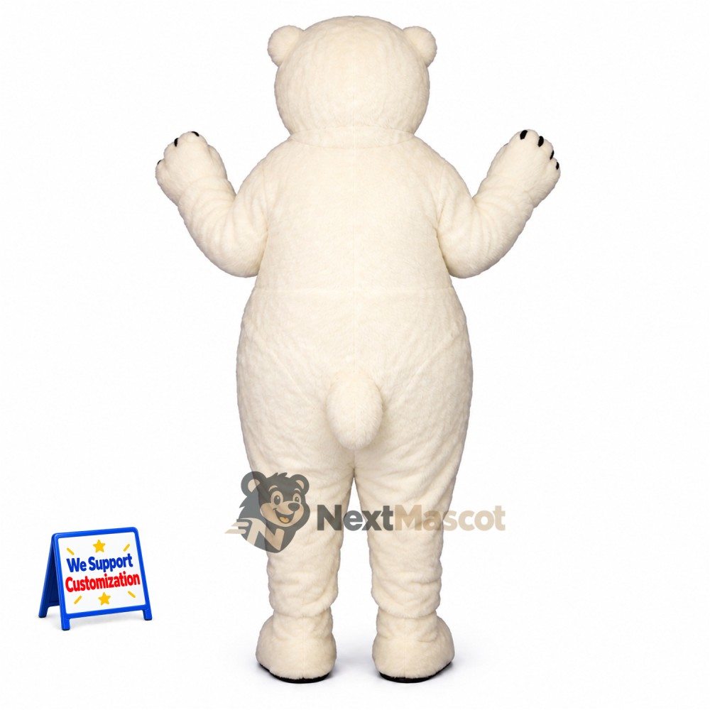 Bear Mascot Costume - White for Team Events Bear Mascot Costume - White for Team Events