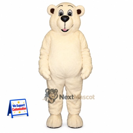 Bear Mascot Costume - White for Family Events Bear Mascot Costume - White for Family Events
