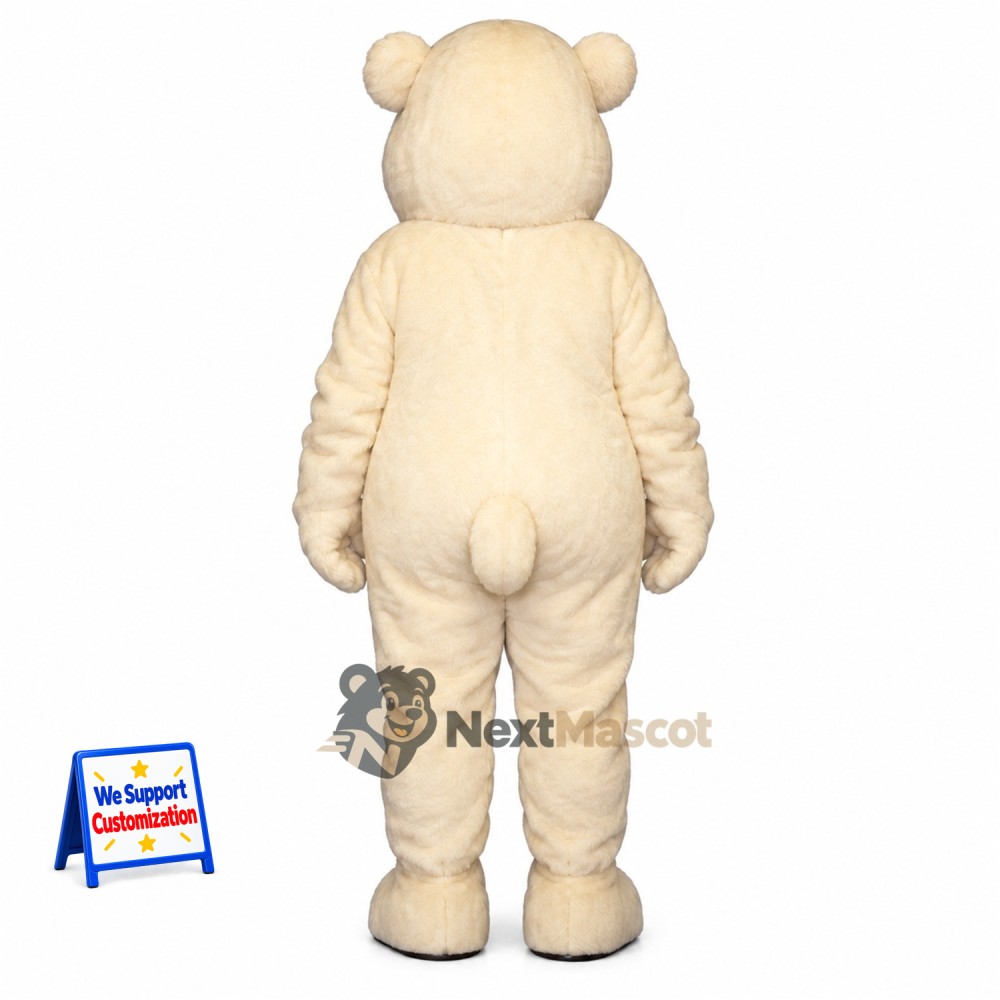 Bear Mascot Costume - White for Family Events Bear Mascot Costume - White for Family Events