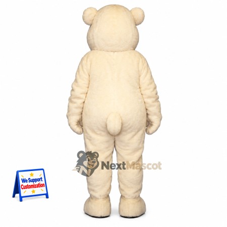 Bear Mascot Costume - White for Family Events Bear Mascot Costume - White for Family Events