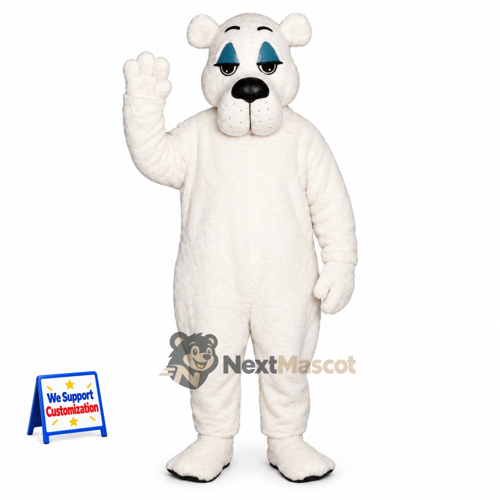 Bear Mascot Costume - White for Fundraisers Bear Mascot Costume - White for Fundraisers