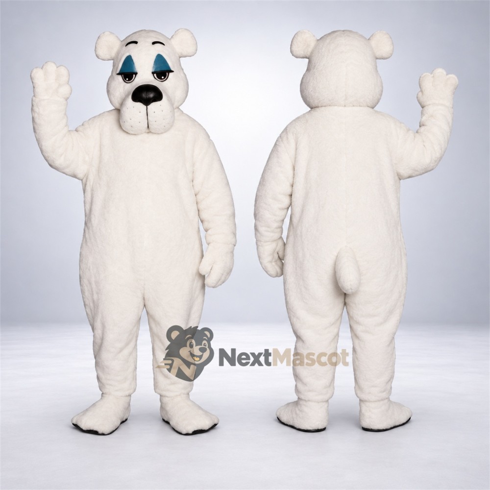 Bear Mascot Costume - White for Fundraisers Bear Mascot Costume - White for Fundraisers