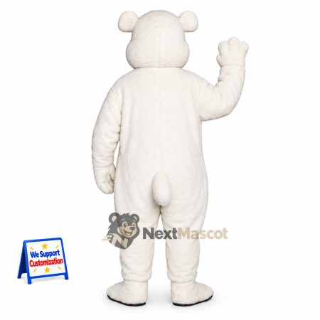 Bear Mascot Costume - White for Fundraisers Bear Mascot Costume - White for Fundraisers