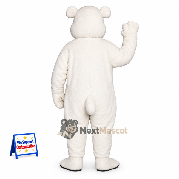 Bear Mascot Costume - White for Fundraisers Bear Mascot Costume - White for Fundraisers