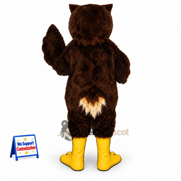 Owl Mascot Costume - Brown for Birthday Parties Owl Mascot Costume - Brown for Birthday Parties