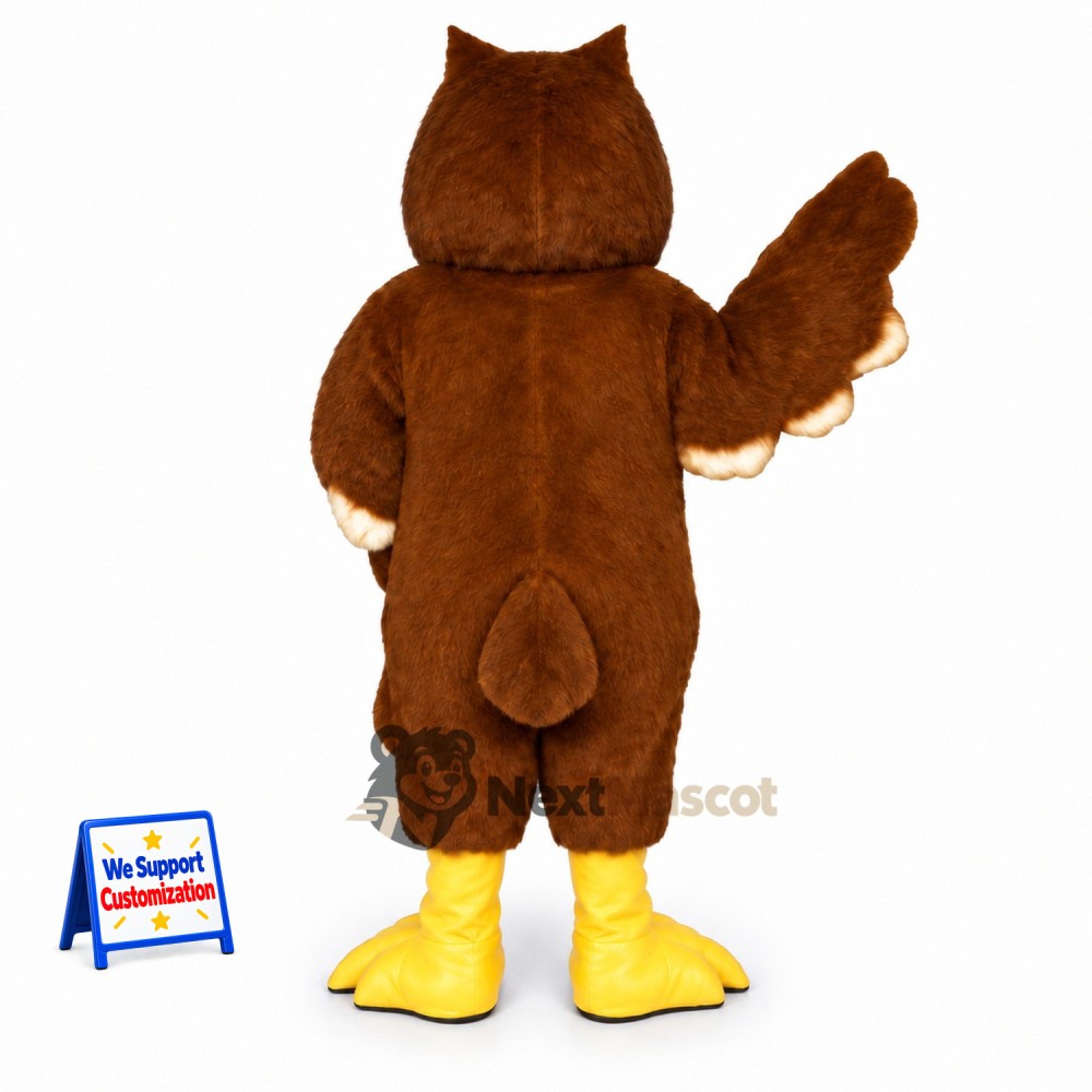 Owl Mascot Costume - Brown for Sports Days Owl Mascot Costume - Brown for Sports Days