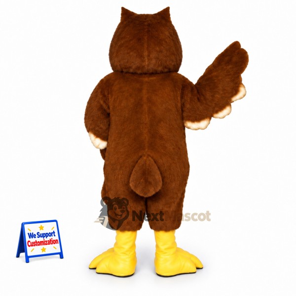 Owl Mascot Costume - Brown for Sports Days Owl Mascot Costume - Brown for Sports Days