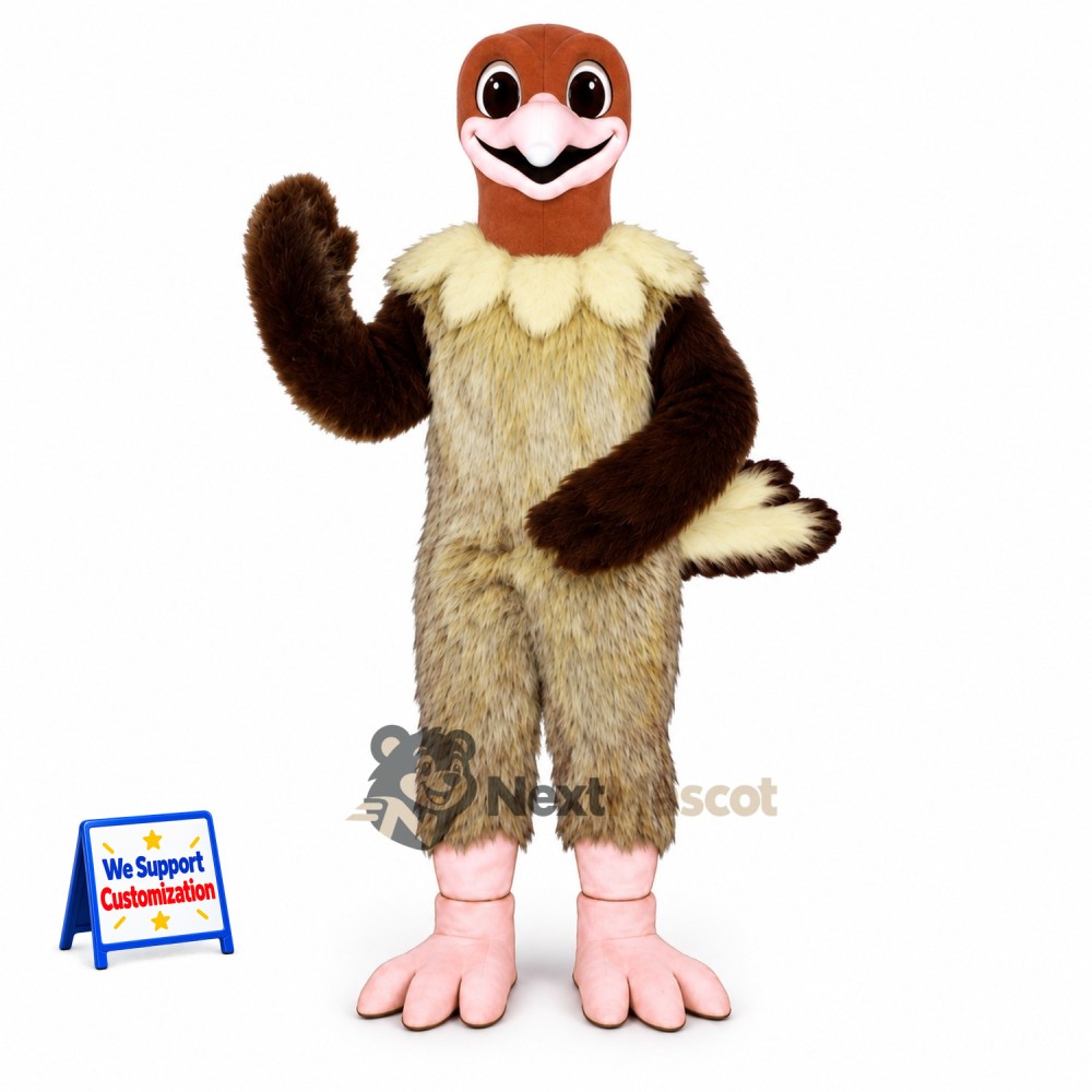 Ostrich Mascot Costume - Brown Ostrich Mascot Costume - Brown