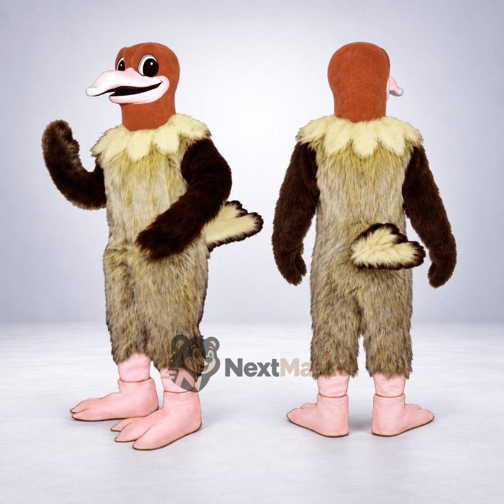 Ostrich Mascot Costume - Brown Ostrich Mascot Costume - Brown