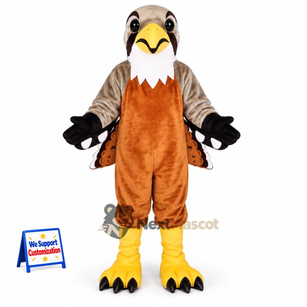 Falcon Mascot Costume - Brown