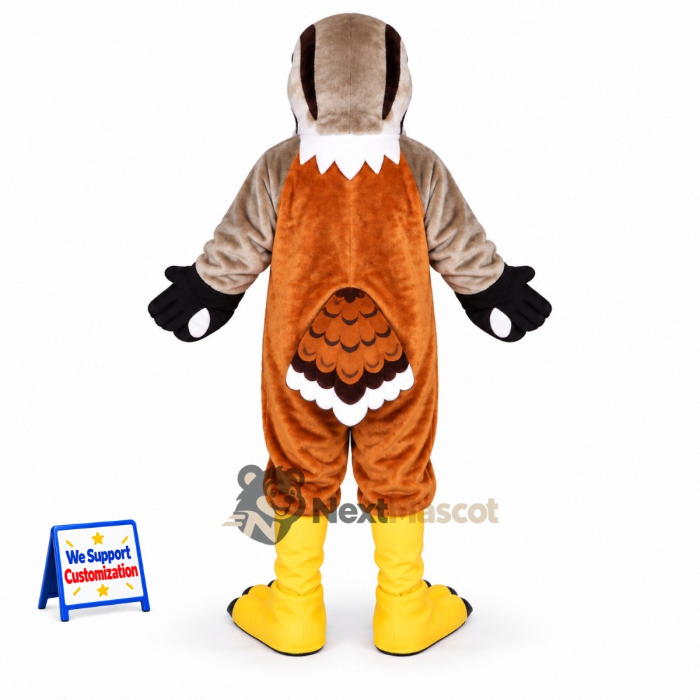 Falcon Mascot Costume - Brown Falcon Mascot Costume - Brown
