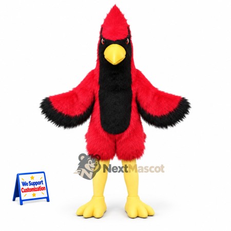 Cardinal Mascot Costume - Red for Sports Days Cardinal Mascot Costume - Red for Sports Days