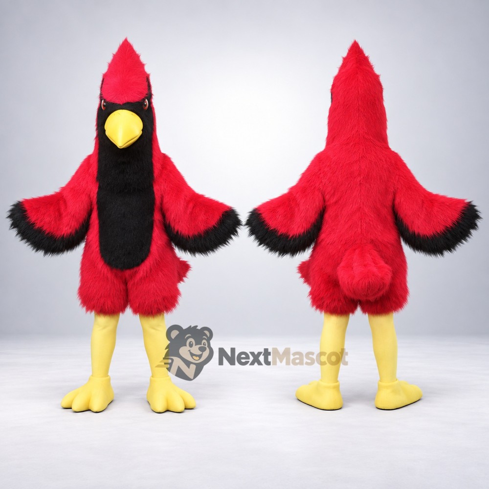Cardinal Mascot Costume - Red for Sports Days Cardinal Mascot Costume - Red for Sports Days