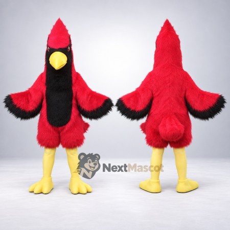 Cardinal Mascot Costume - Red for Sports Days Cardinal Mascot Costume - Red for Sports Days