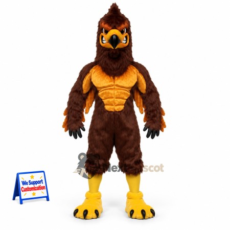 Eagle Mascot Costume - Brown for Sports Days Eagle Mascot Costume - Brown for Sports Days