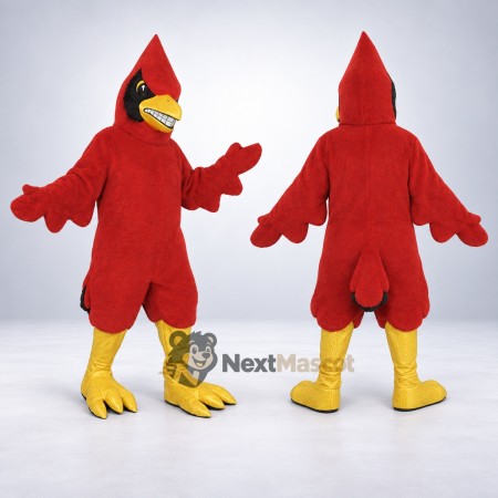 Cardinal Mascot Costume - Red for School Spirit Cardinal Mascot Costume - Red for School Spirit