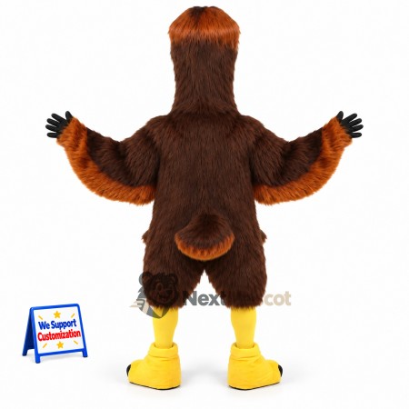 Eagle Mascot Costume - Brown for School Spirit Eagle Mascot Costume - Brown for School Spirit