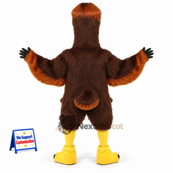 Eagle Mascot Costume - Brown for School Spirit Eagle Mascot Costume - Brown for School Spirit