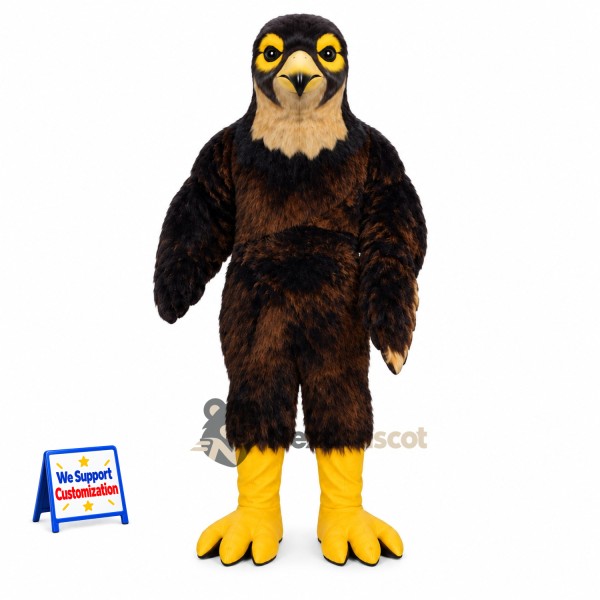 Falcon Mascot Costume - Brown for Parades