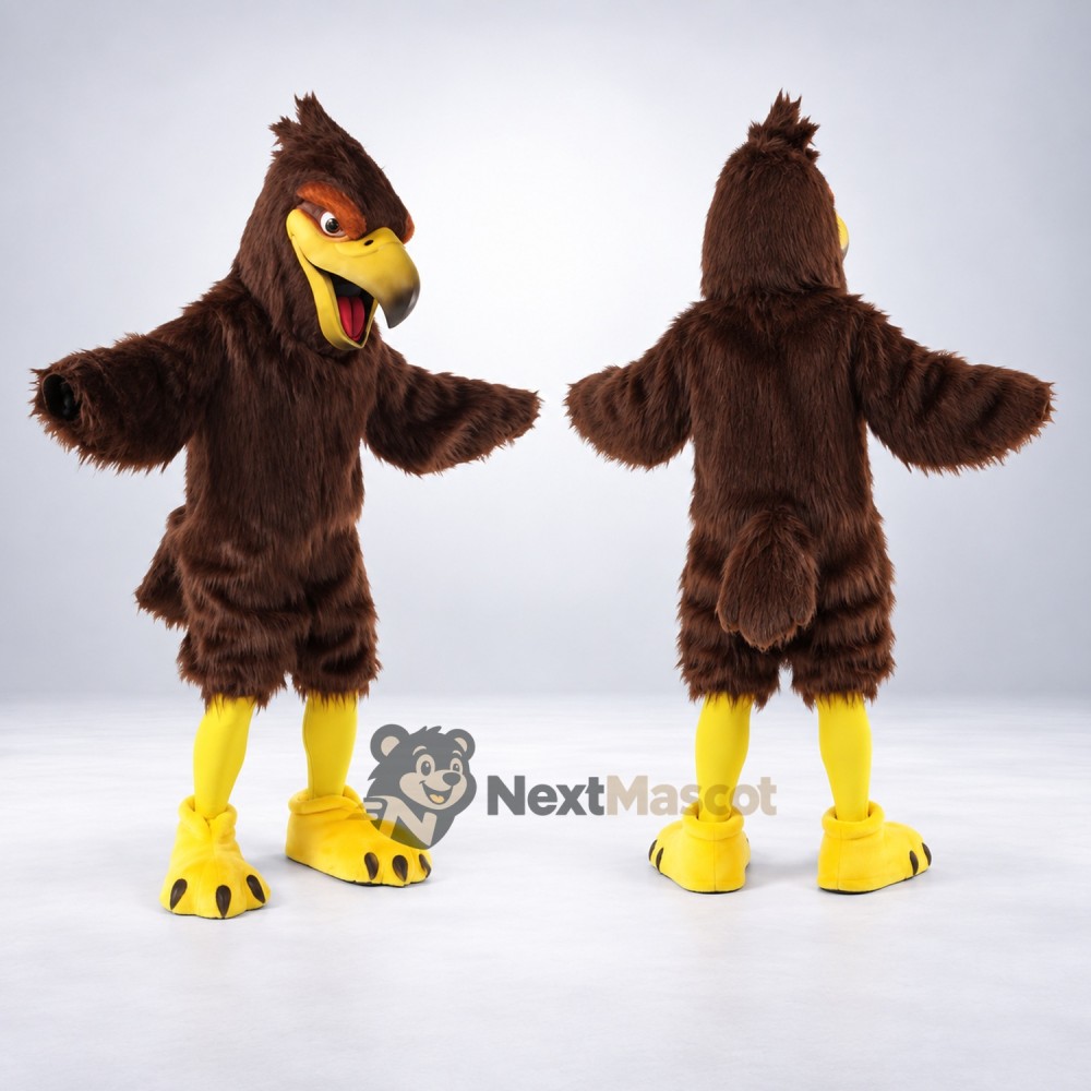 Eagle Mascot Costume - Brown for Team Events Eagle Mascot Costume - Brown for Team Events