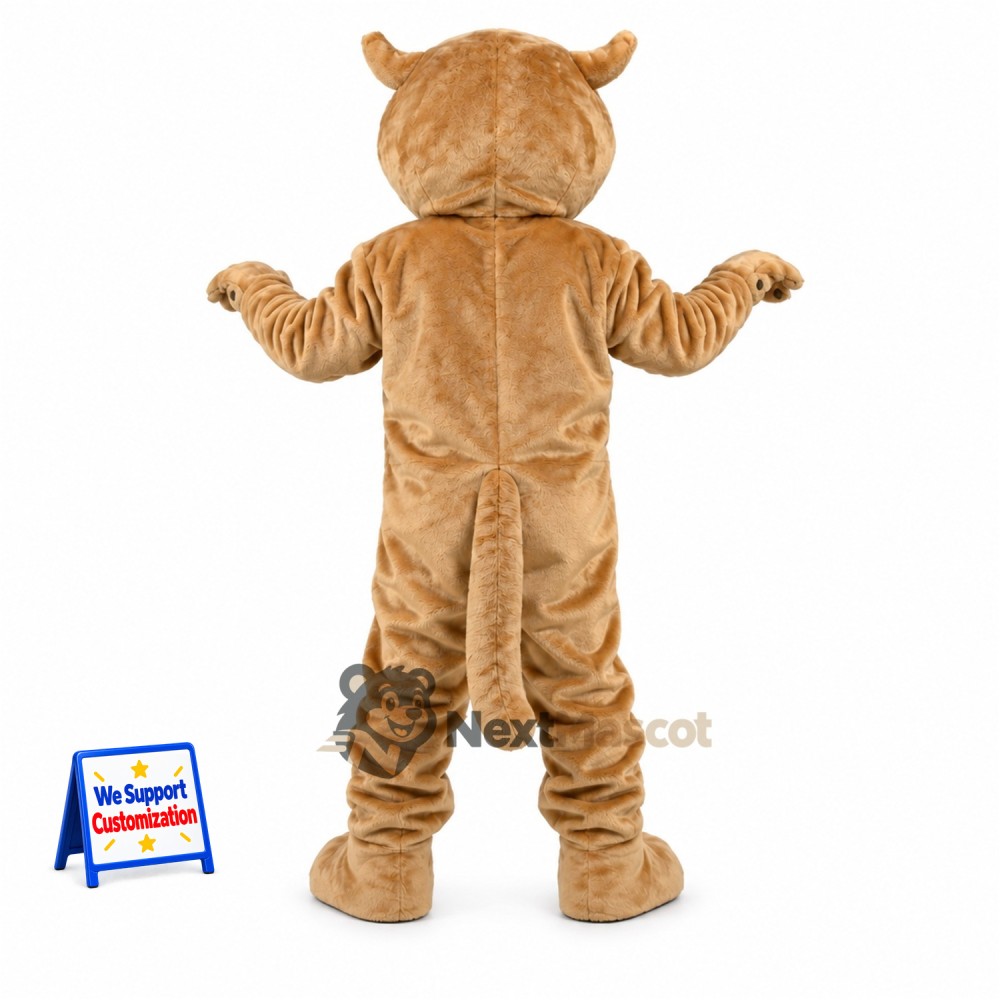 Cougar Mascot Costume - Tan Cougar Mascot Costume - Tan