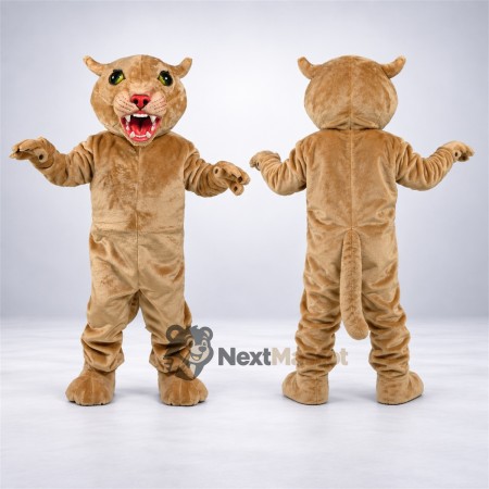 Cougar Mascot Costume - Tan Cougar Mascot Costume - Tan